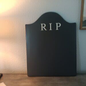 Pottery Barn tombstone platter